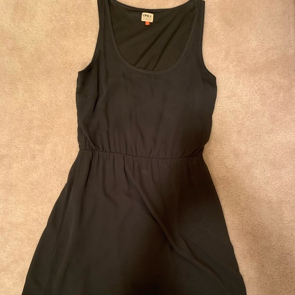 ONLY brand grey sheer high-low dress - Picture 1 of 2